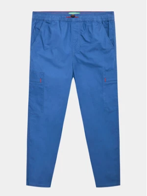 United Colors Of Benetton Spodnie materiałowe 4AC7CF01X Niebieski Regular Fit