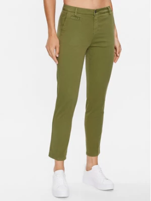 United Colors Of Benetton Spodnie materiałowe 4GD7558S3 Zielony Slim Fit