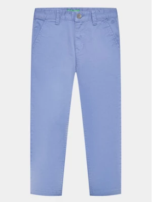 United Colors Of Benetton Spodnie materiałowe 4HM6CF011 Niebieski Slim Fit