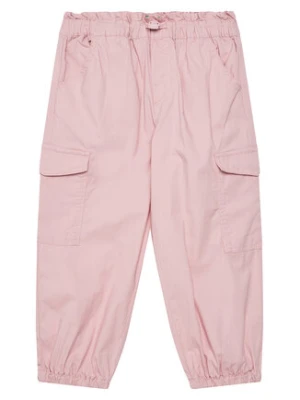 United Colors Of Benetton Spodnie materiałowe 4L2VGF028 Różowy Relaxed Fit