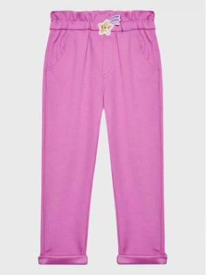 United Colors Of Benetton Spodnie materiałowe 4LAAGF00B Różowy Regular Fit
