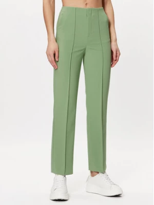 United Colors Of Benetton Spodnie materiałowe 4LKVDF037 Zielony Straight Fit