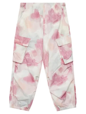 United Colors Of Benetton Spodnie materiałowe 4Q2RCF04K Różowy Relaxed Fit