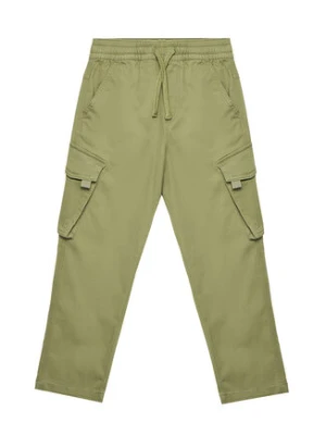 United Colors Of Benetton Spodnie materiałowe 4TCGCF049 Zielony Regular Fit