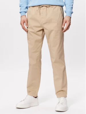 United Colors Of Benetton Spodnie materiałowe 4UN4UF01N Beżowy Slim Fit