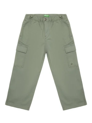 United Colors Of Benetton Spodnie materiałowe 4XZXCF04I Szary Loose Fit