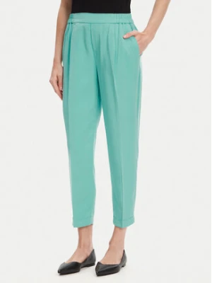 United Colors Of Benetton Spodnie materiałowe 4Y09DF079 Zielony Regular Fit