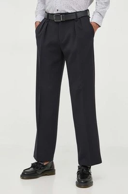 United Colors of Benetton spodnie męskie kolor czarny proste