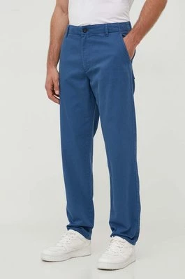 Zdjęcie produktu United Colors of Benetton spodnie męskie kolor niebieski proste