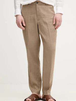 United Colors of Benetton spodnie męskie lniane