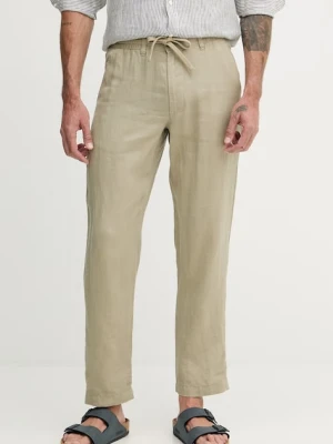 United Colors of Benetton spodnie męskie lniane