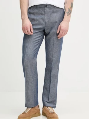 United Colors of Benetton spodnie męskie z dodatkiem lnu