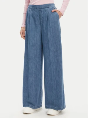 United Colors Of Benetton Spodnie palazzo 4KOWDF01B Niebieski Wide Leg