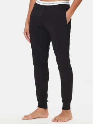 United Colors Of Benetton Spodnie piżamowe 30964F00V Czarny Regular Fit
