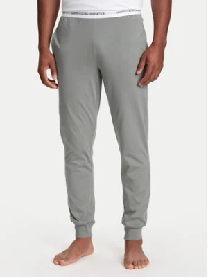 United Colors Of Benetton Spodnie piżamowe 30964F00V Szary Regular Fit