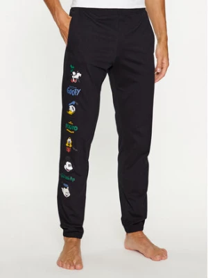 United Colors Of Benetton Spodnie piżamowe 3VR54F00K Czarny Regular Fit