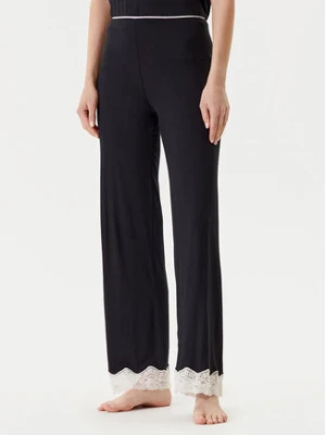 United Colors Of Benetton Spodnie piżamowe 3Z123F04A Czarny Regular Fit