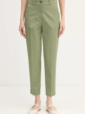 United Colors of Benetton spodnie slim fit damskie zielony