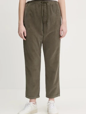 United Colors of Benetton spodnie sztruksowe męskie kolor zielony 4H1KUF04Y