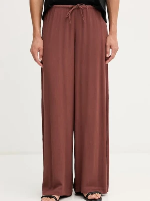 United Colors of Benetton spodnie wide leg damskie z wiskozy