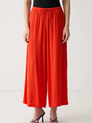 United Colors of Benetton spodnie wide leg damskie z wiskozy