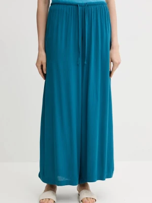 United Colors of Benetton spodnie wide leg damskie z wiskozy