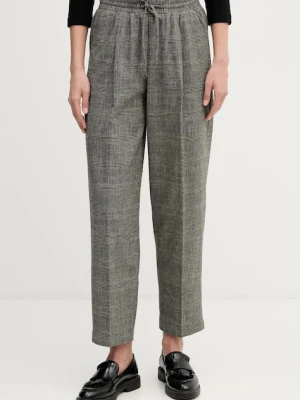 United Colors of Benetton spodnie z dodatkiem lnu