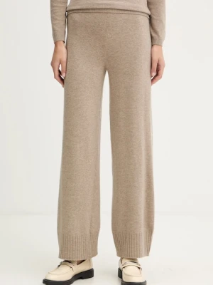United Colors of Benetton spodnie z dodatkiem wełny