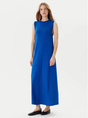 United Colors Of Benetton Sukienka codzienna 3BL0DV01R Niebieski Regular Fit
