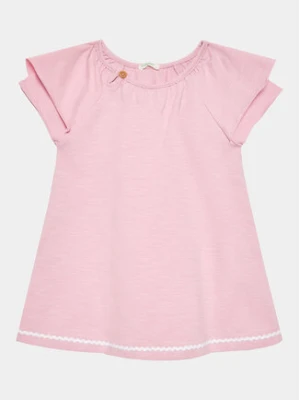 United Colors Of Benetton Sukienka codzienna 3LHAAV006 Różowy Regular Fit