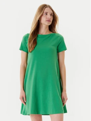 United Colors Of Benetton Sukienka codzienna 3Z1RDV01E Zielony Regular Fit