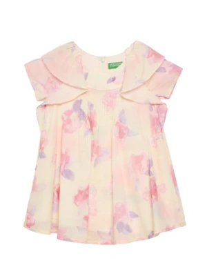 United Colors Of Benetton Sukienka codzienna 4HYUGV02B Różowy Regular Fit