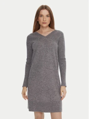 United Colors Of Benetton Sukienka dzianinowa 1044DV02C Szary Relaxed Fit