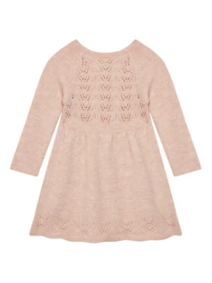 United Colors Of Benetton Sukienka dzianinowa 1055GV001 Różowy Regular Fit