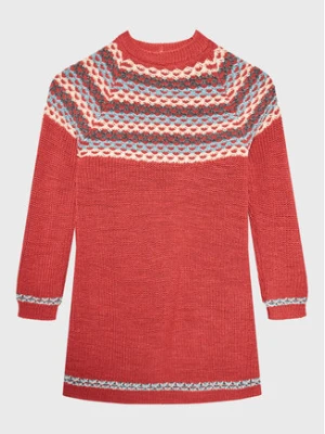 United Colors Of Benetton Sukienka dzianinowa 1176HV002 Różowy Regular Fit