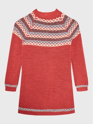 United Colors Of Benetton Sukienka dzianinowa 1176HV002 Różowy Regular Fit