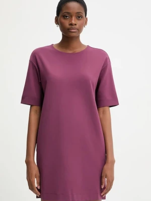 United Colors of Benetton sukienka kolor fioletowy mini prosta 47CKDV0BW