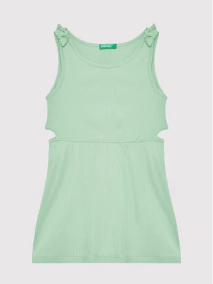 United Colors Of Benetton Sukienka letnia 3HCGCV005 Zielony Regular Fit