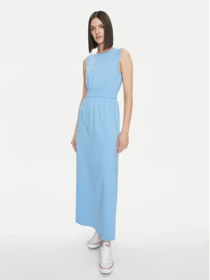 United Colors Of Benetton Sukienka letnia 3L3XDV01G Niebieski Regular Fit