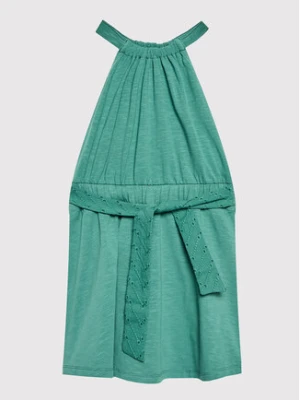 United Colors Of Benetton Sukienka letnia 3LHACV003 Zielony Regular Fit