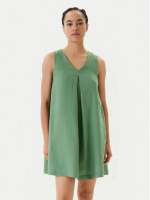 United Colors Of Benetton Sukienka letnia 4AGHDV0AX Zielony Relaxed Fit