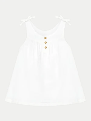 United Colors Of Benetton Sukienka letnia 4BE7GV01C Biały Regular Fit