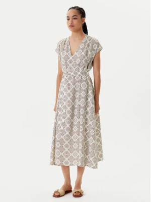 United Colors Of Benetton Sukienka letnia 4KPRDV0BB Beżowy Relaxed Fit