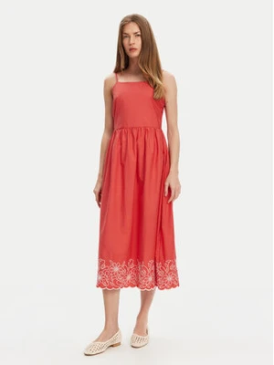 United Colors Of Benetton Sukienka letnia 4KUSDV0B7 Czerwony Regular Fit