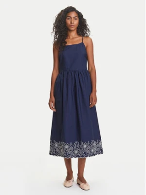 United Colors Of Benetton Sukienka letnia 4KUSDV0B7 Granatowy Regular Fit