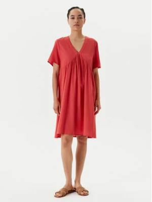 United Colors Of Benetton Sukienka letnia 4PQNDV0BS Czerwony Relaxed Fit
