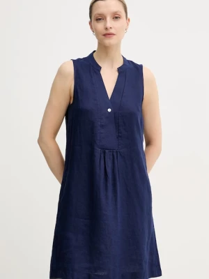 United Colors of Benetton sukienka letnia lniana