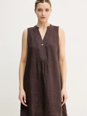 United Colors of Benetton sukienka letnia lniana