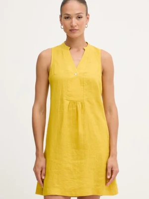 United Colors of Benetton sukienka letnia lniana