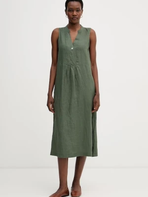 United Colors of Benetton sukienka letnia lniana